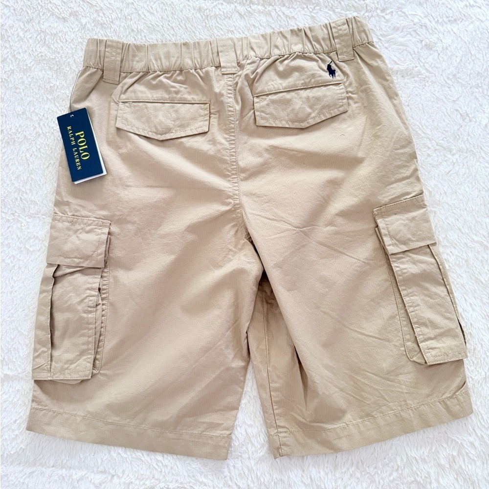 Ralph Lauren Boys Tan Cargo Shorts NWT | Sizes 16 - Picture 3 of 4